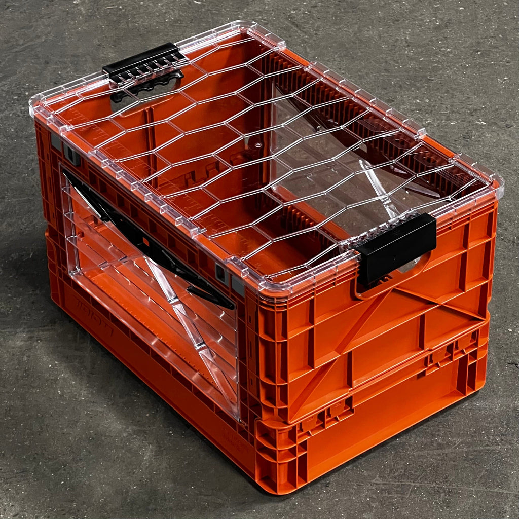Milk Crate with Lid