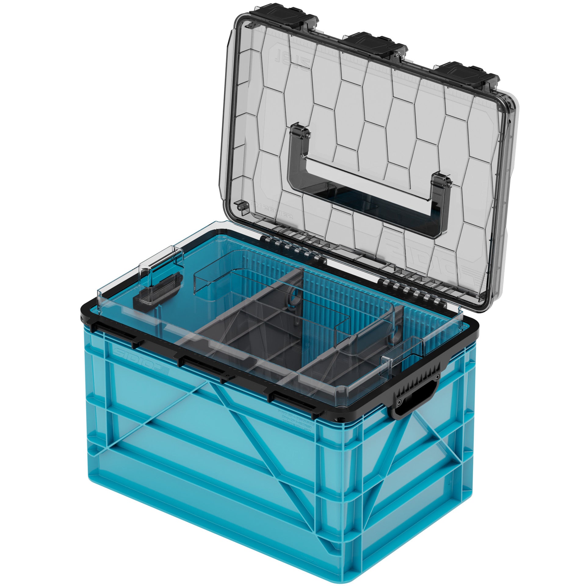 LK 1812 SidioBlue with drop-in top tray installed
