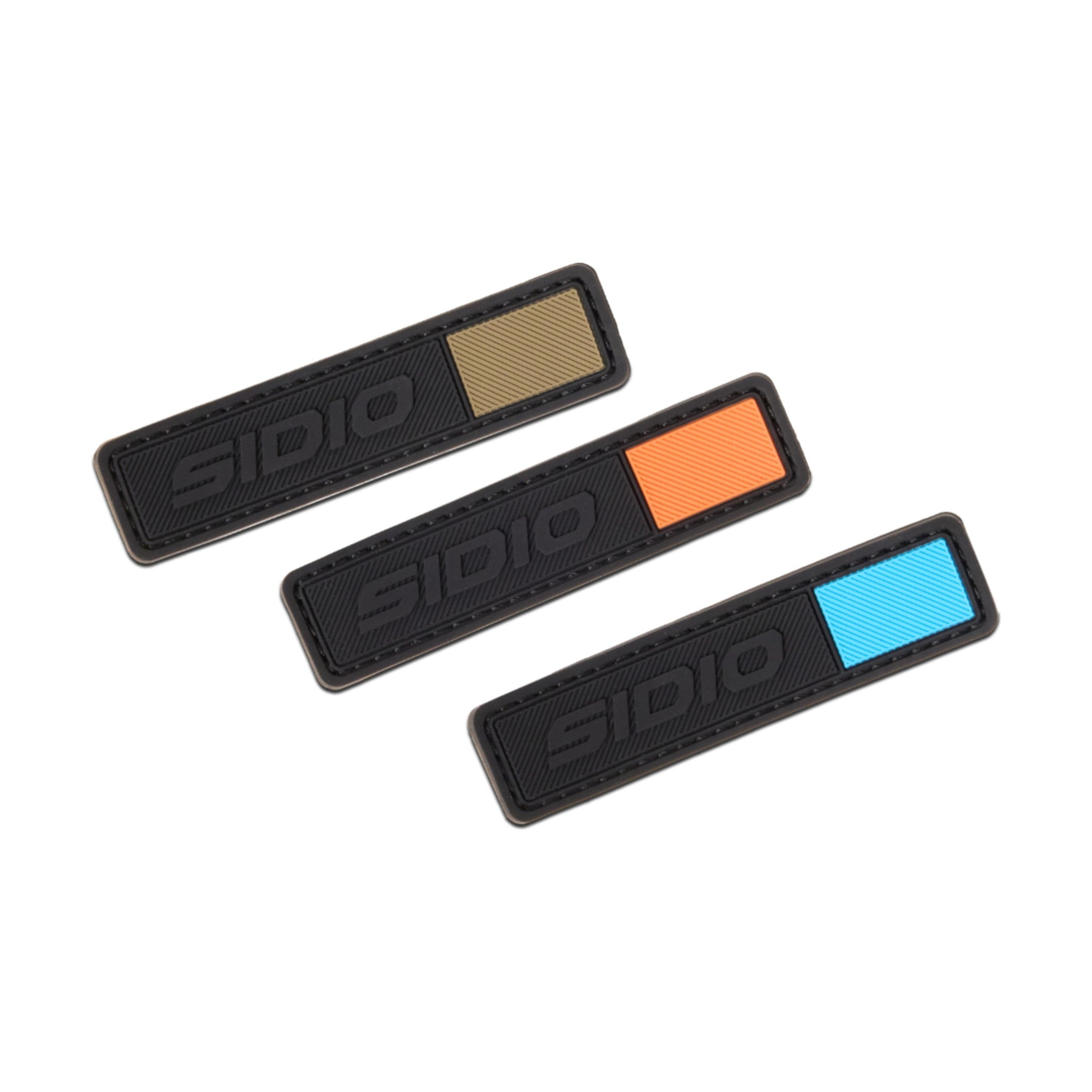 SIDIO Tech Series Label Set: orange, blue and olive labels